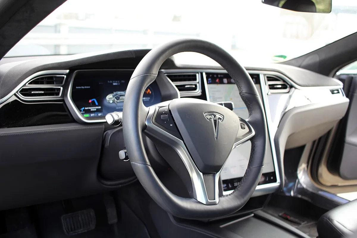 Representative Tesla Model S interior